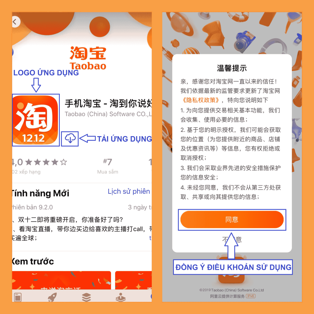 Đăng ký tài khoản Taobao
